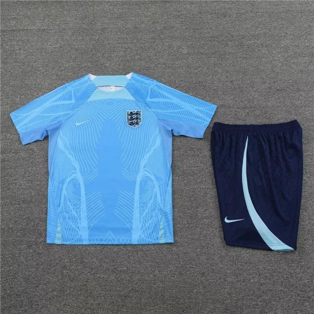AAA Quality England 22/23 Sky Blue Training Kit Jerseys
